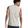 Champion Men's Classic Jersey Muscle Tee, Screen Print Script, Oxford Gray, X-Large view 2