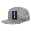 DECKY 1040-GRY Classic 5 Panel Cot. Trucker Caps, Grey view 1