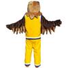 Brown Sport Eagle Cartoon Costume Mascot Plush with Mask for Adult Cosplay Party Halloween Dress Up view 3