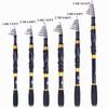 Sougayilang Telescopic Fishing Rod - 24 Ton Carbon Fiber Ultralight Fishing Pole with CNC Reel Seat, Portable Retractable Handle, Stainless Steel Guides for Bass Salmon Trout Fishing view 4