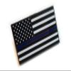 Thin Blue Line Fallen Police Cop Law Enforcement US Flag Support Tie Tack Lapel Pin view 1