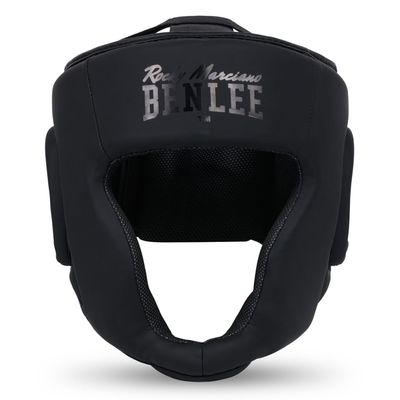 BENLEE Rocky Marciano Unisex_Adult Black Label Caesar Artificial Leather Head Guard, S/M