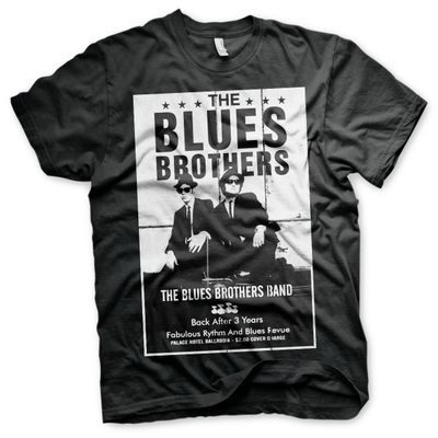 Blues Brothers Officially Licensed The Poster Big & Tall T-Shirt (Black), 5X-Large