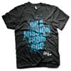 Blues Brothers Officially Licensed On A Mission from God Mens T-Shirt (Black), Medium view 1