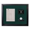 Eureka Golf Products Hole in One Shadowbox and Golf Ball Display Case | Personalized Engraved Plate | Holds Golf Ball and Scorecard or Photo | Vertical Layout | Black Finish | Wall Mounted view 2