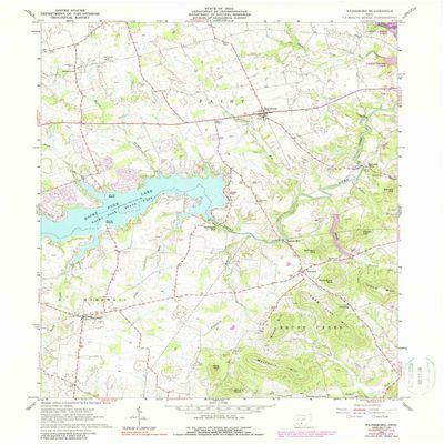YellowMaps Rainsboro OH topo map, 1:24000 Scale, 7.5 X 7.5 Minute, Historical, 1961, Updated 1988, 26.9 x 22.1 in - Tyvek