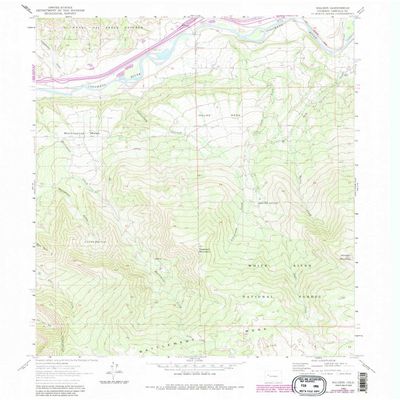 YellowMaps Rulison CO topo map, 1:24000 Scale, 7.5 X 7.5 Minute, Historical, 1960, Updated 1988, 27 x 22.2 in - Tyvek