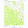 YellowMaps Ahern Pass MT topo map, 1:24000 Scale, 7.5 X 7.5 Minute, Historical, 1968, Updated 1972, 26.7 x 22 in - Tyvek view 1