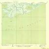 Belle Pass LA topo map, 1:31680 Scale, 7.5 X 7.5 Minute, Historical, 1949, 21 x 17 in - Tyvek view 1
