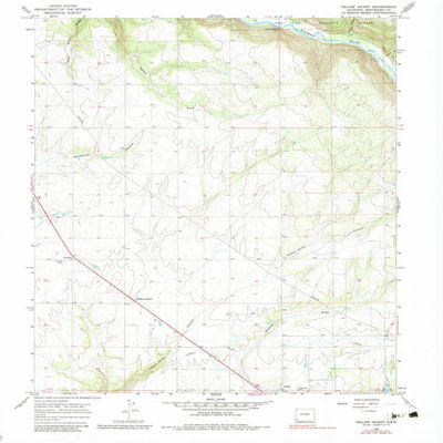Yellow Jacket CO topo map, 1:24000 Scale, 7.5 X 7.5 Minute, Historical, 1965, Updated 1984, 26.9 x 22.2 in - Tyvek