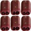 E-Z - TY 1/2 Inch Double OT Reusable Rope Clamp SIX (6) Pack (Red) view 1