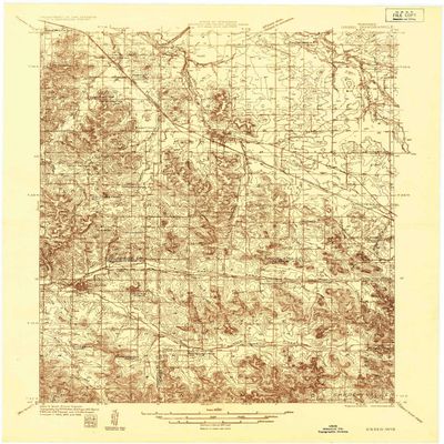 YellowMaps Osseo WI topo map, 1:48000 Scale, 15 X 15 Minute, Historical, 1935, 27.35 x 20.39 in - Tyvek