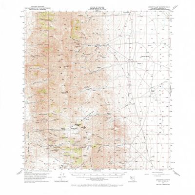 YellowMaps Unionville NV topo map, 1:62500 Scale, 15 X 15 Minute, Historical, 1954, Updated 1968, 21.7 x 18 in - Tyvek