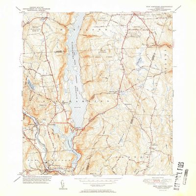 YellowMaps New Hartford CT topo map, 1:31680 Scale, 7.5 X 7.5 Minute, Historical, 1951, 20.9 x 16.9 in - Tyvek