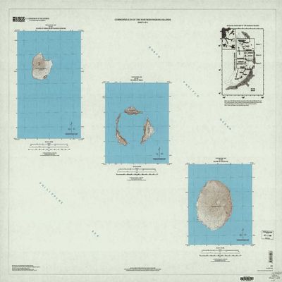 YellowMaps Commonwealth of The Northern Mariana Islands Sheet 1 of 3 MP topo map, 1:25000 Scale, None, Historical, 2006, Updated 2006, 30.58 x 36.5 in - Tyvek