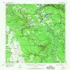 YellowMaps Rayburn TX topo map, 1:62500 Scale, 15 X 15 Minute, Historical, 1955, Updated 1967, 20.9 x 18 in - Tyvek view 1