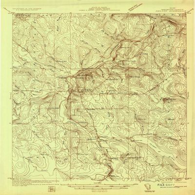 YellowMaps Ashland ME topo map, 1:48000 Scale, 15 X 15 Minute, Historical, 1931, 27 x 17.6 in - Tyvek