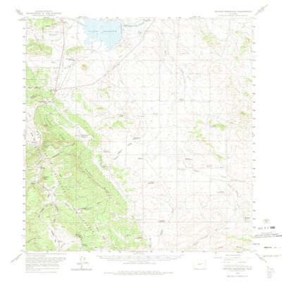 YellowMaps Antero Reservoir CO topo map, 1:62500 Scale, 15 X 15 Minute, Historical, 1959, Updated 1974, 21.2 x 17.1 in - Tyvek