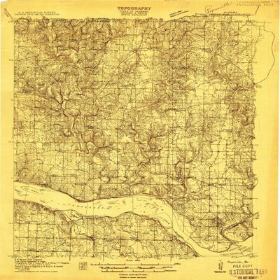 YellowMaps Rogersville AL topo map, 1:48000 Scale, 15 X 15 Minute, Historical, 1914, 27.2 x 22 in - Tyvek
