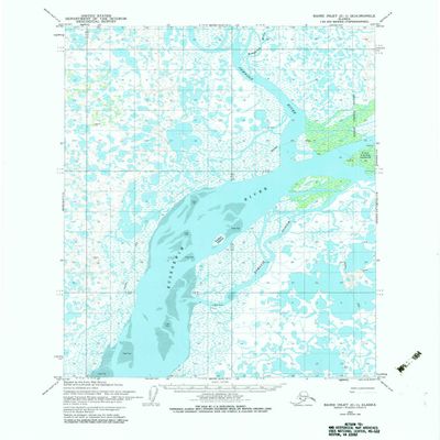 YellowMaps Baird Inlet C 1 AK topo map, 1:63360 Scale, 15 X 15 Minute, Historical, 1954, Updated 1983, 21.7 x 18 in - Tyvek