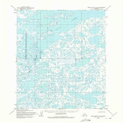 YellowMaps Baird Inlet A 5 AK topo map, 1:63360 Scale, 15 X 15 Minute, Historical, 1954, Updated 1975, 21.7 x 18 in - Tyvek