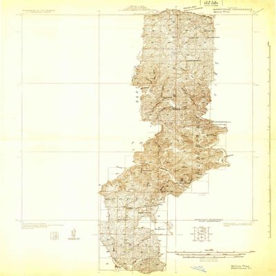 YellowMaps Bandyville MO topo map, 1:48000 Scale, 15 X 15 Minute, Historical, 1931, 30.6 x 21.9 in - Tyvek