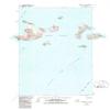 YellowMaps Afognak D 1 AK topo map, 1:63360 Scale, 15 X 15 Minute, Historical, 1951, Updated 1987, 21.8 x 18 in - Tyvek view 1