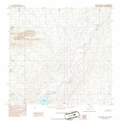 YellowMaps Killik River C 2 AK topo map, 1:63360 Scale, 15 X 15 Minute, Historical, 1986, Updated 1986, 21.9 x 18.1 in - Tyvek