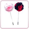 12PCS Flower Men's Lapel Pins Handmade Flower Lapel Pin Boutonniere Pin for Suit Wedding Groom view 4