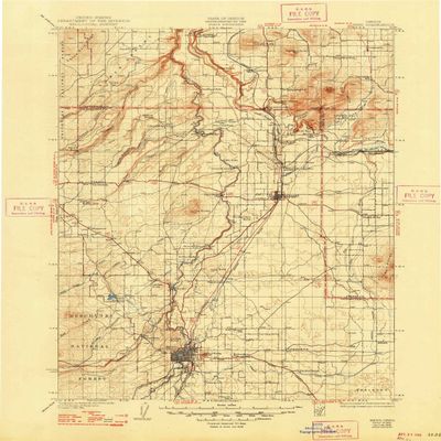 YellowMaps Bend OR topo map, 1:125000 Scale, 30 X 30 Minute, Historical, 1929, Updated 1948, 20.8 x 16.6 in - Tyvek