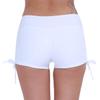 Alvivi Women's Swimwear Beach Boyshorts Adjustable Ties Lace-up Ruffled Bottoms Yoga Pants White XX-Large view 3