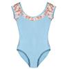 Baiwu Dance 117142209 Nice Half Sleeve Lace Elegant Ballet Leotards (Ice Blue, L) view 4