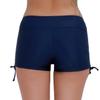 Alvivi Women's Swimwear Beach Boyshorts Adjustable Ties Lace-up Ruffled Bottoms Yoga Pants Navy Large view 3
