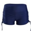Alvivi Women's Swimwear Beach Boyshorts Adjustable Ties Lace-up Ruffled Bottoms Yoga Pants Navy Large view 4