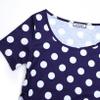 Casual Maternity Floral Shirts Tops Short Sleeve Ruched Sides Mama Pregnancy Blouses Clothes,M view 3