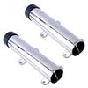 Amarine Made 2Pcs Boat Fishing Rod Holder, Stainless Steel Fishing Pole Holder, Side / Transom Mounted Rod Holders with Weld Brackets, Suitable for Kayak - 7643sh1 view 2