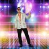Rubies Men's Disco Sequin Blazer, Silver, Standard view 3