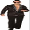 Forum Unisex-Adult's Plus Size Disco Sequin Blazer, Black, X-Large view 2
