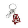 aminco NCAA Alabama Crimson Tide Heavyweight Home State Design Keychain , 5 view 1