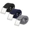 AWAYTR Toddler boy/Girls Kids buckle belt - Adjustable Elastic Child Silver buckle belts, 3 Pieces (Dark gray/Navy blue/black) view 1