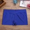 CHICTRY Kids Girls Polyester Boy Cut Low-Rise Gym Gymnastics Ballet Dance Sport Shorts with V-Front Blue 5-6 view 4