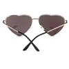Adela Women Heart Sunglasses Eyewear Beach Viator Mirror Lens Sunglasses with Glasses Case (Green) view 4