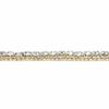 PalmBeach Goldtone Round Simulated Birthstone and Round Crystal, Tennis Bracelet (10mm), Fold Over Clasp, 7 inches Month 4 view 2