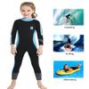 DIVE & SAIL Girls Long Sleeve Swimsuit One Piece UV Sun Protection Full Suit Thermal Diving Wetsuit Swimwear Black XXL view 2