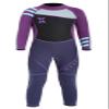 DIVE & SAIL Girls 2.5mm UV Protective Thermal Swim Suits Long Sleeve One Piece Wetsuit Warm Stretchy Full Suit Purple XXL view 1