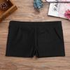 YiZYiF Kids Girls' Classics Boy Cut Soft Low Rise Gym Dance Sport Shorts Activewear Short V-Front Polyester Black 12 view 4