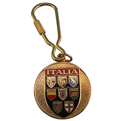Express Design Group Brass Italia Shields Key Chain