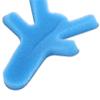 Finger Brace, Padded Aluminium Foldable Frog Finger Splint, Malleable Brace Support Recovery Injury and Finger Knuckle Immobilization(S) view 3