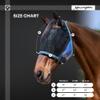 Kensington UViator CatchMask Horse Fly Mask with Web Trim UV Eye Protection Mask for Horse - Medium, Deluxe Black view 2
