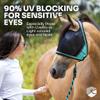 Kensington UViator CatchMask Horse Fly Mask with Web Trim UV Eye Protection Mask for Horse - Medium, Deluxe Black view 4